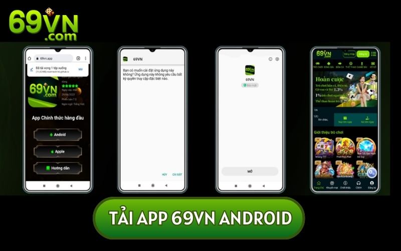 Hướng dẫn tải ứng dụng 69VN cho thiết bị Android